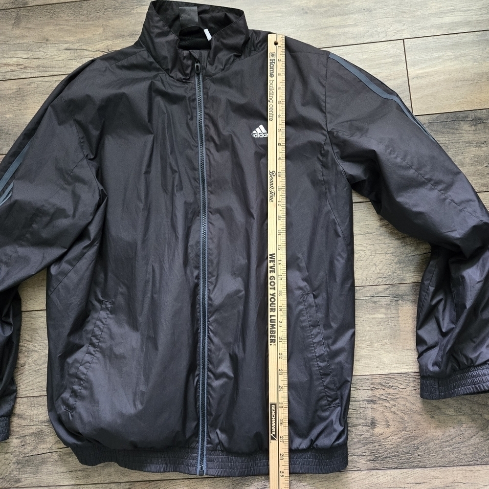 Adidas Men's Large Climaproof Black Spring/fall Jacket - Picture 6 of 13